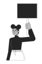پیش‌نمایش فایل black-woman-with-banner-10763853 از پک اعتراض افراد