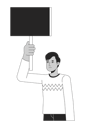 پیش‌نمایش فایل empty-banner-in-indian-man-hand-10763852 از پک اعتراض افراد