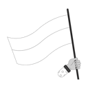 پیش‌نمایش فایل holding-flag-10763837 از پک اعتراض افراد