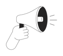 پیش‌نمایش فایل holding-megaphone-10763835 از پک اعتراض افراد