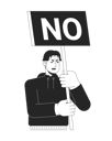 پیش‌نمایش فایل male-protester-10763838 از پک اعتراض افراد
