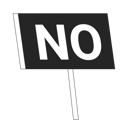 پیش‌نمایش فایل no-placard-10763839 از پک اعتراض افراد