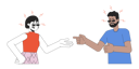 پیش‌نمایش فایل interracial-couple-doing-argument-11016165 از پک ناراضی کلافه