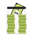 پیش‌نمایش فایل cash-in-glass-jar-11068174 از پک پس‌انداز