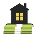 پیش‌نمایش فایل house-on-cash-11068151 از پک پس‌انداز
