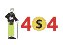 پیش‌نمایش فایل old-woman-on-retirement-holding-walking-cane-error-404-flash-message-11067882 از پک پس‌انداز