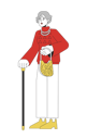 پیش‌نمایش فایل stylish-old-woman-with-walking-cane-11068157 از پک پس‌انداز