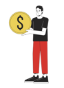پیش‌نمایش فایل young-optimistic-man-holding-golden-coin-11068166 از پک پس‌انداز
