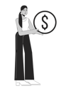 پیش‌نمایش فایل attractive-latina-woman-holding-golden-coin-11068700 از پک پس‌انداز