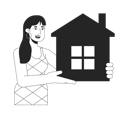 پیش‌نمایش فایل cheerful-woman-holding-apartment-11068690 از پک پس‌انداز