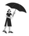 پیش‌نمایش فایل cute-woman-holding-opened-umbrella-11068704 از پک پس‌انداز