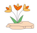 پیش‌نمایش فایل flowers-growing-out-rock-11052323 از پک حیاط پشتی ساخت ورودی