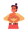 پیش‌نمایش فایل cute-woman-showing-heart-sign-11052375 از پک افراد مثبت