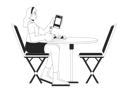 پیش‌نمایش فایل blonde-woman-on-phone-while-eating-11154091 از پک نوستالژی تجربه