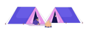 پیش‌نمایش فایل friends-in-camping-tents-bonfire-11154066 از پک نوستالژی تجربه