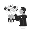پیش‌نمایش فایل african-american-boy-giving-bouquet-11230459 از پک کودکان پدر مادر