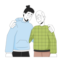 پیش‌نمایش فایل caucasian-son-and-senior-father-hugging-11230063 از پک کودکان پدر مادر