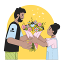 پیش‌نمایش فایل arrangement-flowers-father-day-11228801 از پک روز پدر مادر