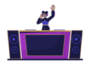 پیش‌نمایش فایل african-american-dj-at-console-11253587 از پک فعالیت‌ها مهمانان مهمانی