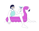 پیش‌نمایش فایل happy-woman-is-enjoying-on-inflatable-flamingo-11253599 از پک فعالیت‌ها مهمانان مهمانی