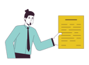پیش‌نمایش فایل bearded-male-office-worker-giving-paperwork-11330749 از پک جهانی تیم همکاری