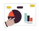 پیش‌نمایش فایل business-presentation-pie-chart-pointing-11330731 از پک جهانی تیم همکاری