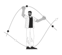پیش‌نمایش فایل black-man-holding-line-chart-11371580 از پک دانشمندان داده تحلیلگران