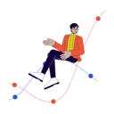 پیش‌نمایش فایل arab-man-sitting-on-chart-waves-11371515 از پک دانشمندان داده تحلیلگران