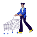 پیش‌نمایش فایل black-woman-purchasing-shopping-cart-11371523 از پک دانشمندان داده تحلیلگران