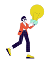 پیش‌نمایش فایل excited-businesswoman-holding-lightbulb-11371526 از پک دانشمندان داده تحلیلگران