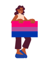 پیش‌نمایش فایل african-american-woman-with-bisexual-pride-flag-11428356 از پک تنوع و فراگیری افراد