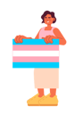 پیش‌نمایش فایل beautiful-woman-support-transgender-community-11428355 از پک تنوع و فراگیری افراد