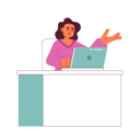 پیش‌نمایش فایل busy-hispanic-woman-working-on-laptop-11428369 از پک تنوع و فراگیری افراد