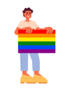 پیش‌نمایش فایل happy-young-man-support-lgbt-community-11428352 از پک تنوع و فراگیری افراد