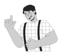 پیش‌نمایش فایل eyeglasses-arab-man-pointing-forefinger-11428684 از پک گجت‌ها استفاده از