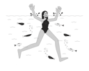 پیش‌نمایش فایل arab-woman-drowning-in-river-11492878 از پک افراد در موقعیت خطرناک