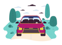 پیش‌نمایش فایل car-driving-along-rural-road-11492853 از پک افراد در موقعیت خطرناک