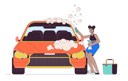پیش‌نمایش فایل african-american-woman-washing-car-11492506 از پک خودروها برای افراد