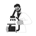 پیش‌نمایش فایل african-american-scientist-looking-in-microscope-11506546 از پک شغل کارمندان اداری