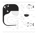 پیش‌نمایش فایل happy-whale-with-fishes-underwater-11506584 از پک شغل کارمندان اداری