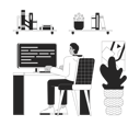 پیش‌نمایش فایل indian-employee-working-at-home-office-11506565 از پک شغل کارمندان اداری
