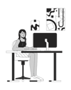 پیش‌نمایش فایل indian-female-at-office-workplace-11506567 از پک شغل کارمندان اداری