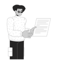 پیش‌نمایش فایل latin-american-man-holding-paper-11506551 از پک شغل کارمندان اداری