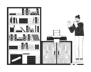 پیش‌نمایش فایل male-office-worker-angry-on-printer-11506566 از پک شغل کارمندان اداری