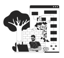 پیش‌نمایش فایل multiracial-team-developing-software-11506575 از پک شغل کارمندان اداری