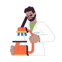 پیش‌نمایش فایل african-american-scientist-looking-in-microscope-11506472 از پک شغل کارمندان اداری