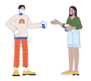 پیش‌نمایش فایل diverse-friends-talking-at-party-11506483 از پک شغل کارمندان اداری