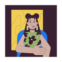 پیش‌نمایش فایل happy-latina-woman-in-office-11506505 از پک شغل کارمندان اداری