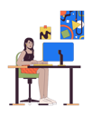 پیش‌نمایش فایل indian-female-at-office-workplace-11506493 از پک شغل کارمندان اداری