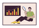 پیش‌نمایش فایل man-analyzing-business-data-11506467 از پک شغل کارمندان اداری